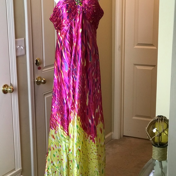 Confetti Inspired Long Evening Gown - Picture 4 of 8